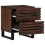 VidaXL (solid mango wood, 2 pcs) vidaXL Bedside Cabinet Nightstand Bed Cabinet Bed Table Solid Wood Reclaimed 3
