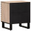 VidaXL (solid bleached wood, 1 pcs) vidaXL Bedside Cabinet Nightstand Bed Cabinet Bed Table Solid Wood Reclaimed 5