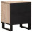 VidaXL (solid bleached wood, 2 pcs) vidaXL Bedside Cabinet Nightstand Bed Cabinet Bed Table Solid Wood Reclaimed 6