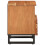 VidaXL (solid acacia wood, 2 pcs) vidaXL Bedside Cabinets Nightstand Bed Side Table 2 pcs Solid Wood Acacia 5