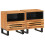 VidaXL (solid acacia wood, 2 pcs) vidaXL Bedside Cabinets Nightstand Bed Side Table 2 pcs Solid Wood Acacia 1