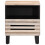 VidaXL (solid bleached wood, 1 pcs) vidaXL Bedside Cabinets Nightstand Bed Side Table 2 pcs Solid Wood Acacia 3