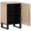 VidaXL (light brown, solid mango wood) vidaXL Bathroom Cabinet Toilet Storage Cabinet Cupboard Vanity Unit Solid Wood 5