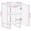 VidaXL (light brown, solid mango wood) vidaXL Bathroom Cabinet Toilet Storage Cabinet Cupboard Vanity Unit Solid Wood 9
