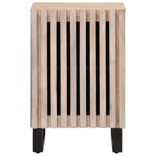 VidaXL (light brown, solid mango wood) vidaXL Bathroom Cabinet Toilet Storage Cabinet Cupboard Vanity Unit Solid Wood 1
