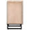 VidaXL (light brown, solid mango wood) vidaXL Bathroom Cabinet Toilet Storage Cabinet Cupboard Vanity Unit Solid Wood 3