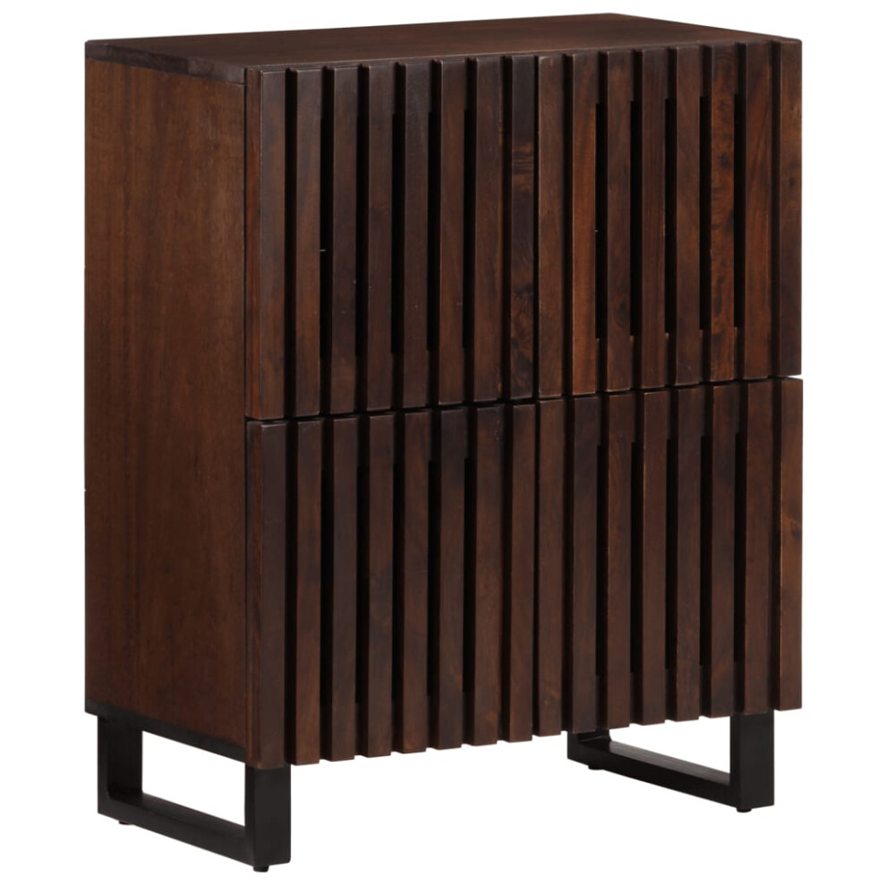 (brown, solid mango wood) vidaXL Sideboard Storage Cupboard Side Cabinet Highboard Solid Wood Mango