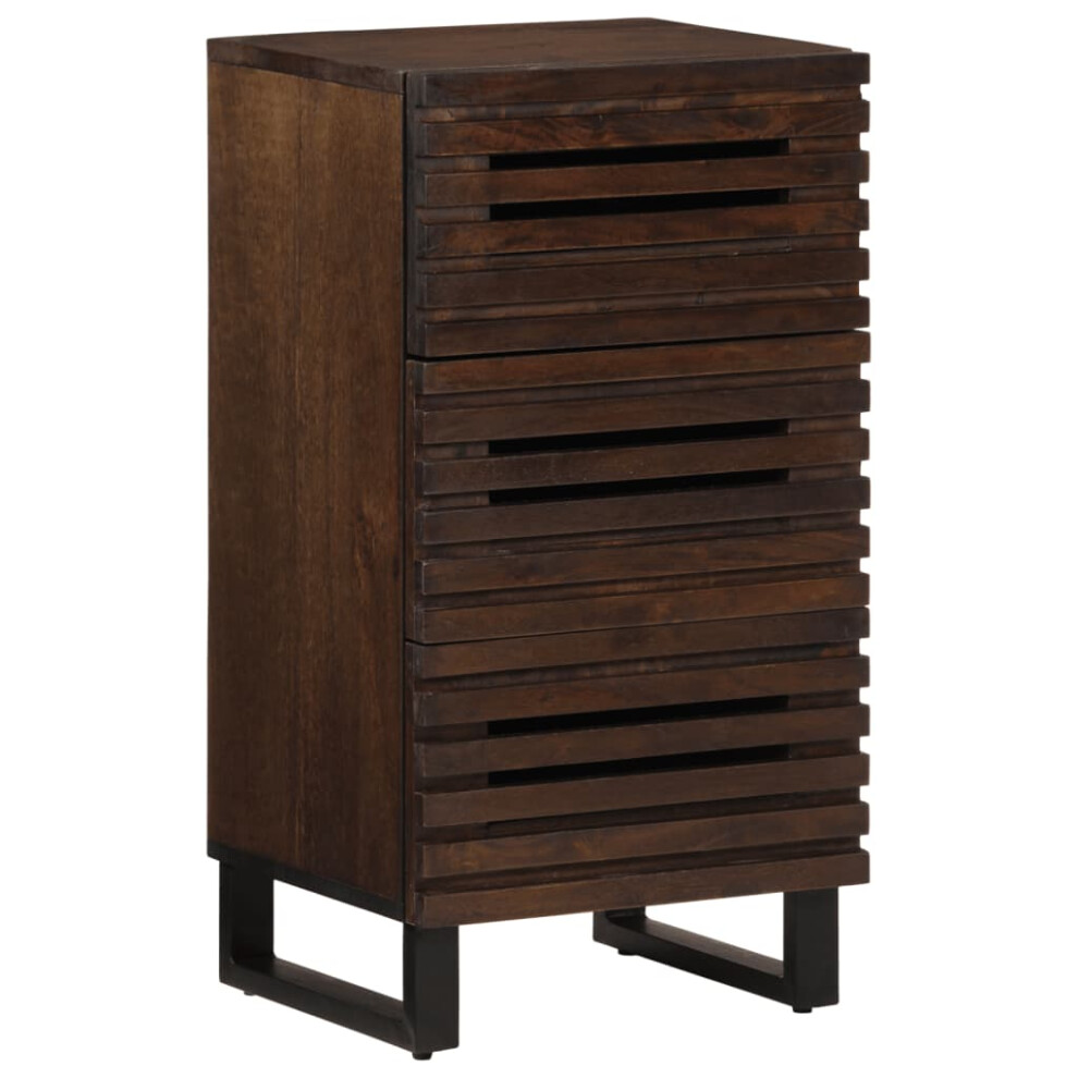 (brown, solid mango wood) vidaXL Sideboard Storage Cupboard Side Cabinet Highboard Solid Wood Mango