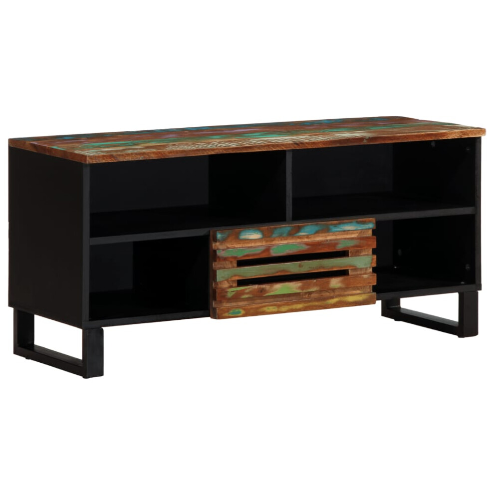 Vidaxl (Multicolour, Solid Acacia Wood) Tv Cabinet Tv Stand Entertainment Centre Tv Unit Brown Solid Wood Mango