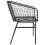 VidaXL vidaXL Gartenstühle 2 Stk. Schwarz Poly Rattan 6