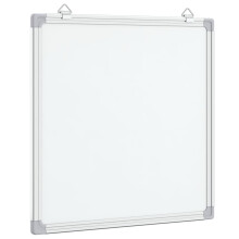 (60 x 60 x 1.7 cm) vidaXL Magnetic Whiteboard Dry Erase White Board Wall Writing Board Aluminium