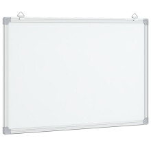 (40 x 30 x 1.7 cm) vidaXL Magnetic Whiteboard Dry Erase White Board Wall Writing Board Aluminium