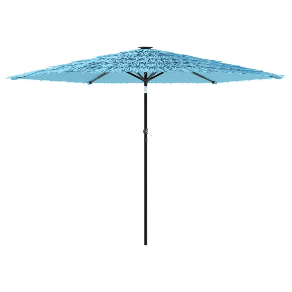 (blue, 288 x 288 x 225 cm) vidaXL Garden Parasol with Steel Pole Outdoor Umbrella Balcony Sun Parasol