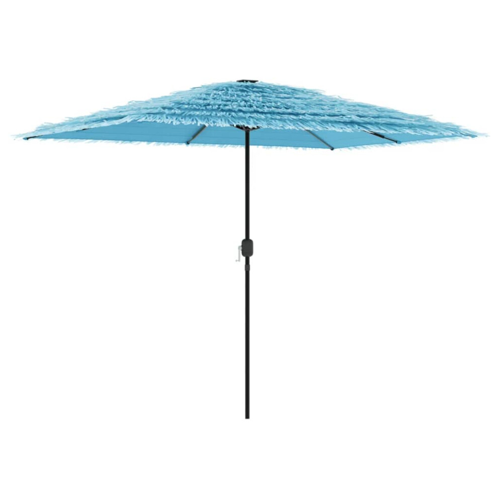 (blue, 300 x 200 x 250 cm) vidaXL Garden Parasol with Steel Pole Outdoor Umbrella Balcony Sun Parasol