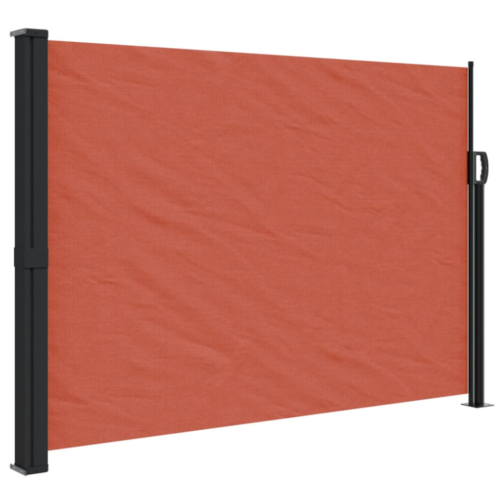 (terracotta, 140 x 300 cm) vidaXL Retractable Side Awning Outdoor Privacy Screen Balcony Sunshade Shelter