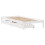 VidaXL vidaXL Bed Frame with Drawers Bed Base White 90x190 cm Single Solid Wood Pine 3