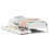 VidaXL vidaXL Bed Frame with Drawers Bed Base White 90x190 cm Single Solid Wood Pine 2