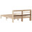 VidaXL vidaXL Bed Frame with Headboard Bed Base 150x200 cm King Size Solid Wood Pine 6