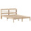 VidaXL vidaXL Bed Frame with Headboard Bed Base 150x200 cm King Size Solid Wood Pine 3