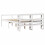 VidaXL vidaXL Senior Bed with Headboard Bed Frame White 120x200 cm Solid Wood Pine 6