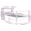 VidaXL vidaXL Bed Frame with Headboard White 75x190 cm Small Single Solid Wood Pine 4