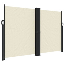 (cream, 160 x 600 cm) vidaXL Retractable Side Awning Outdoor Privacy Screen Balcony Sunshade Shelter