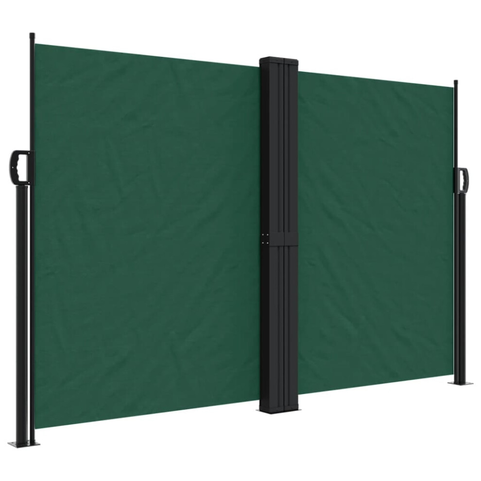 (dark green, 160 x 600 cm) vidaXL Retractable Side Awning Outdoor Privacy Screen Shade Cream 180x1000 cm