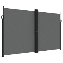 (anthracite, 200 x 600 cm) vidaXL Retractable Side Awning Outdoor Privacy Screen Balcony Sunshade Shelter
