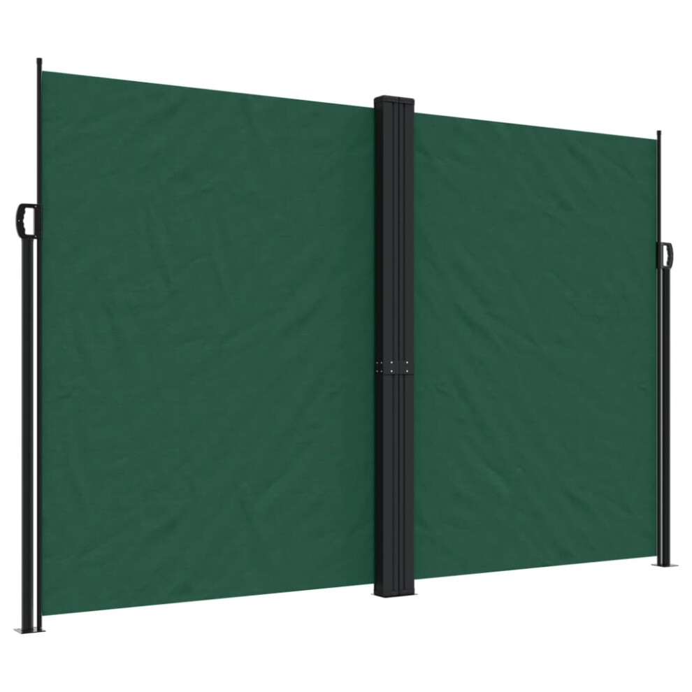 (dark green, 220 x 600 cm) vidaXL Retractable Side Awning Outdoor Privacy Screen Shade Cream 180x1000 cm