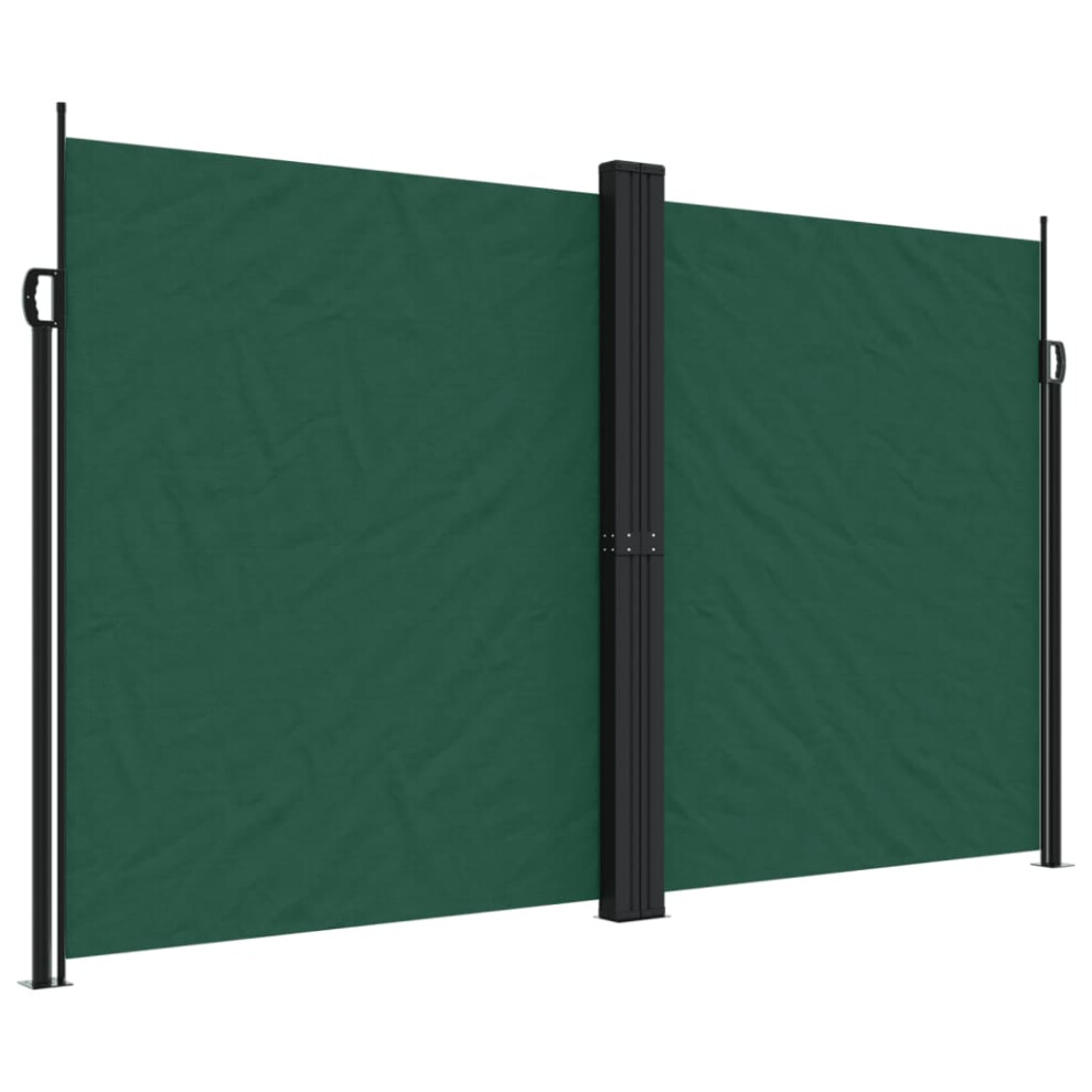 (dark green, 200 x 1000 cm) vidaXL Retractable Side Awning Outdoor Privacy Screen Shade Cream 180x1000 cm