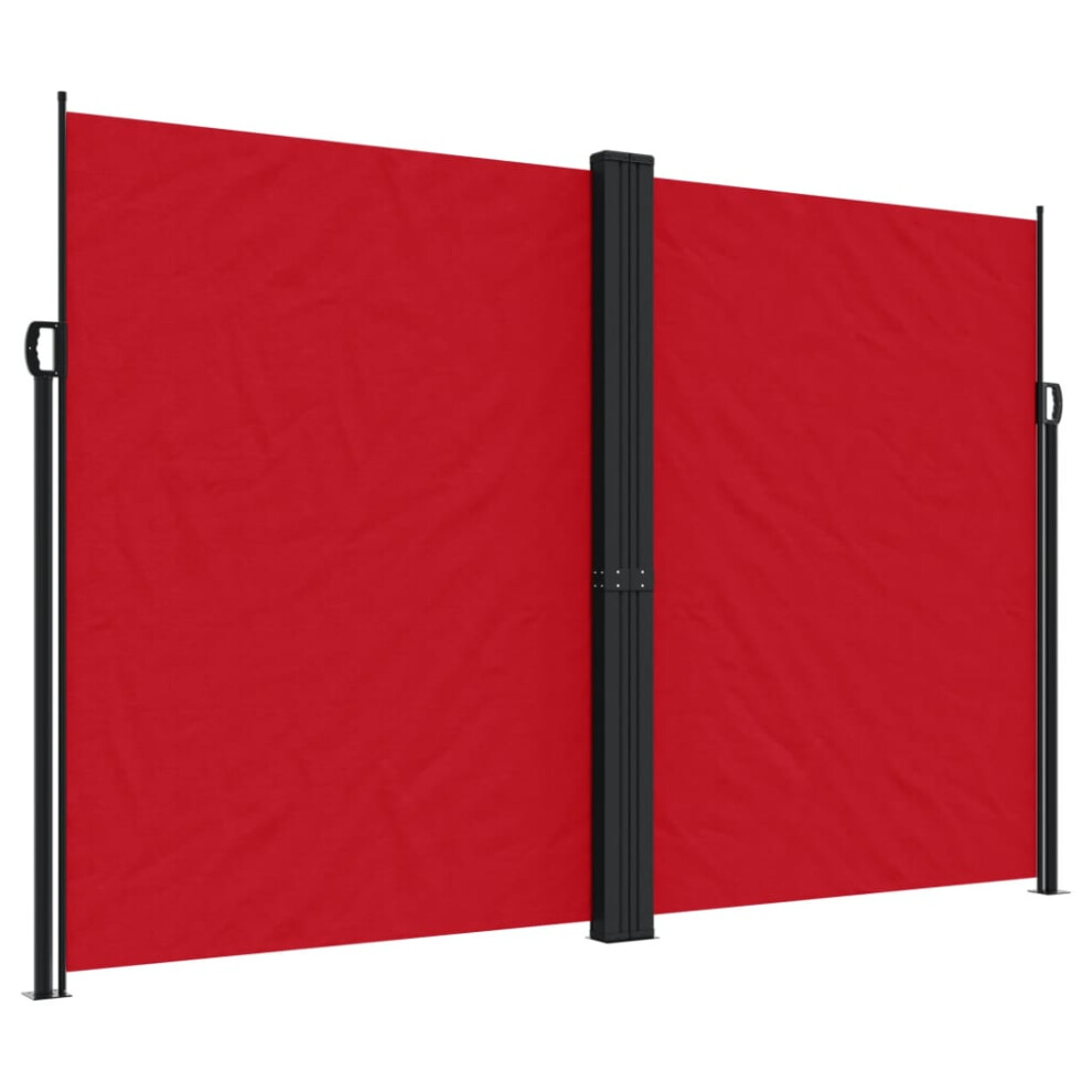 (red, 220 x 1000 cm) vidaXL Retractable Side Awning Outdoor Privacy Screen Shade Cream 180x1000 cm