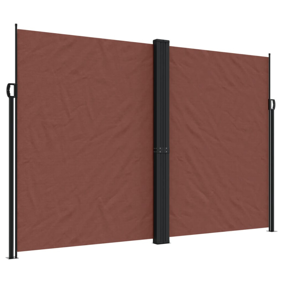 (brown, 220 x 1000 cm) vidaXL Retractable Side Awning Outdoor Privacy Screen Shade Cream 180x1000 cm