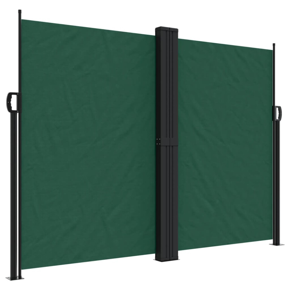 (dark green, 180 x 1200 cm) vidaXL Retractable Side Awning Outdoor Privacy Screen Shade Cream 180x1000 cm