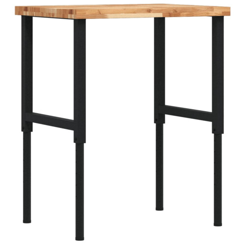 VidaXL vidaXL Workbench Wooden Work Table Work Bench Solid Wood Acacia Rectangular 1