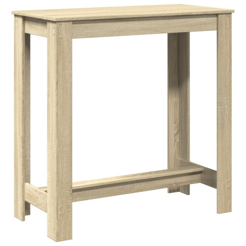 VidaXL vidaXL Bar Table Kitchen Pub Table Bistro Table Sonoma Oak Engineered Wood