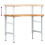 VidaXL vidaXL Workbench Wooden Work Table Work Bench Solid Wood Acacia Rectangular 9