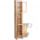 VidaXL vidaXL Vanity Cabinet Cupboard with Mirror and 2 Side Cabinets Solid Mango Wood 6