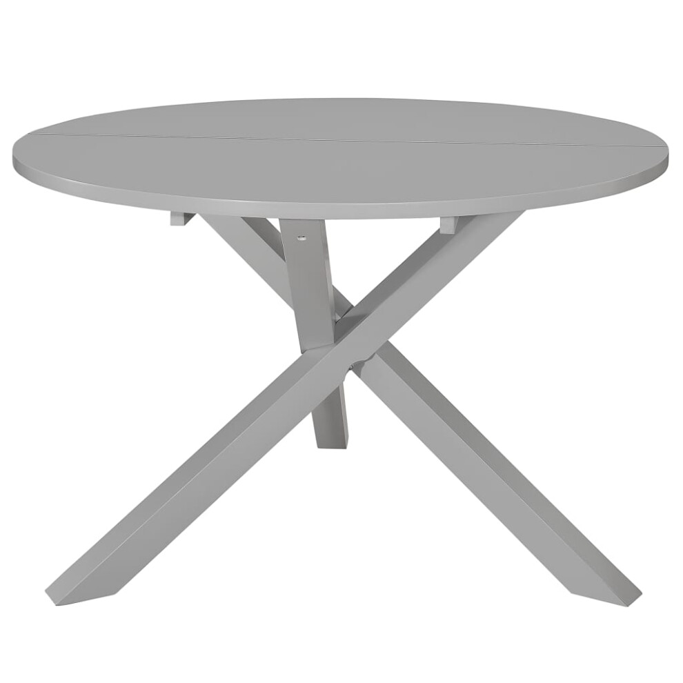 vidaXL Dining Table Kitchen Dinner Table Dinette Dining Room Table Grey MDF