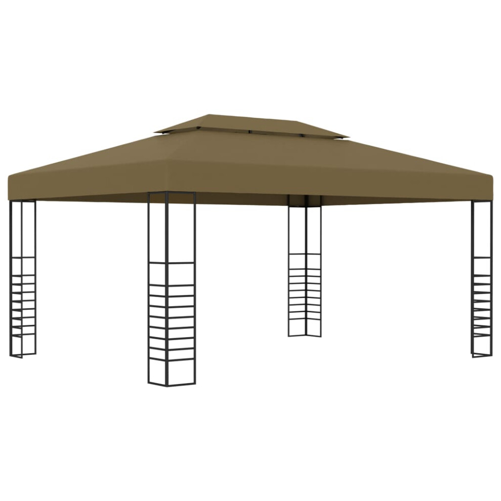 Vidaxl Gazebo Taupe 180 G/M² Outdoor Marquee Patio Canopy Shelter Party Tent