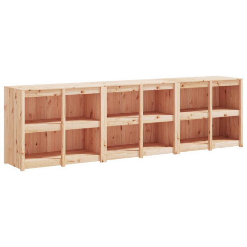 VidaXL vidaXL Outdoor Kitchen Cabinet Patio Cupboard Sideboards 3 pcs Solid Wood Pine