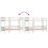 VidaXL vidaXL Bunk Bed Loft Bed Bedroom Bed Frame White 75x190 cm Solid Wood Pine 8