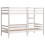 VidaXL vidaXL Bunk Bed Loft Bed Bedroom Bed Frame White 75x190 cm Solid Wood Pine 7