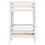 VidaXL vidaXL Bunk Bed Loft Bed Bedroom Bed Frame White 75x190 cm Solid Wood Pine 6