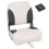 VidaXL vidaXL Foldable Boat Seat Set 2 Piece Low Backrest & Fixing Strap Canoe Seat 1
