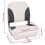 VidaXL vidaXL Foldable Boat Seat Set 2 Piece Low Backrest & Fixing Strap Canoe Seat 4