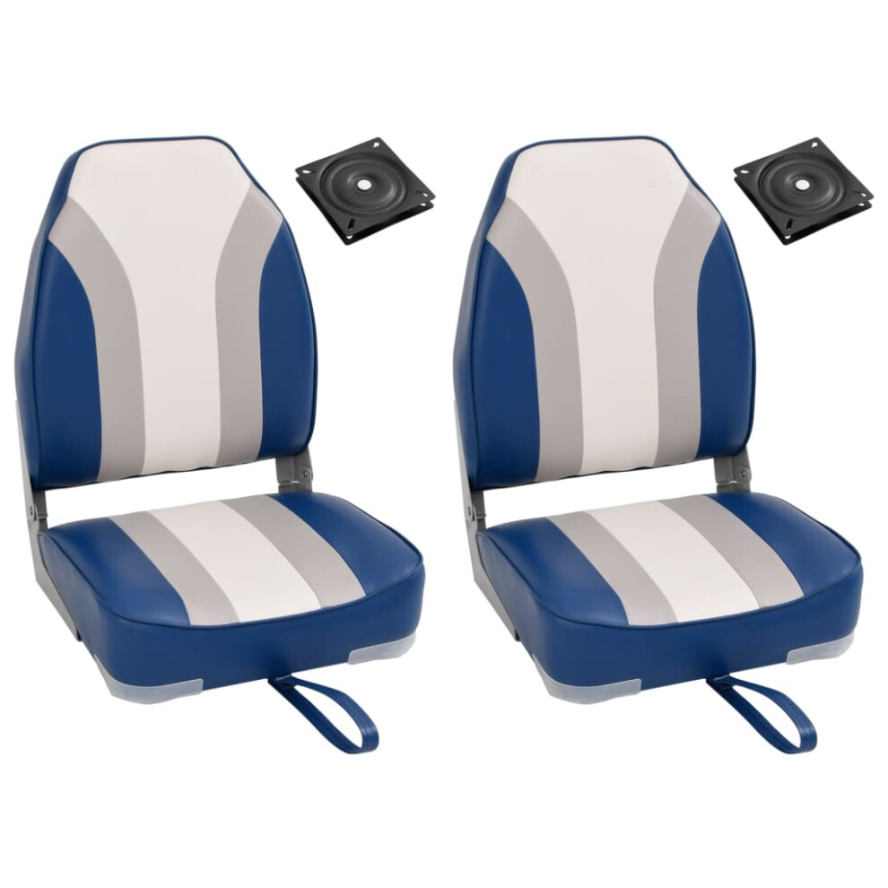 Vidaxl Foldable Boat Seat Set 4 Piece High Backrest Canoe Seat Kayak Seat