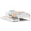 VidaXL vidaXL Bed Frame with Drawers Home Bed Base White 100x200 cm Solid Wood Pine 1