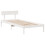 VidaXL vidaXL Bed Frame with Drawers Bed Base White 90x190 cm Single Solid Wood Pine 7