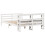 VidaXL vidaXL Bed Frame with Headboard White 150x200 cm King Size Solid Wood Pine 6