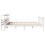 VidaXL vidaXL Bed Frame with Headboard Bed Base White 200x200 cm Solid Wood Pine 5